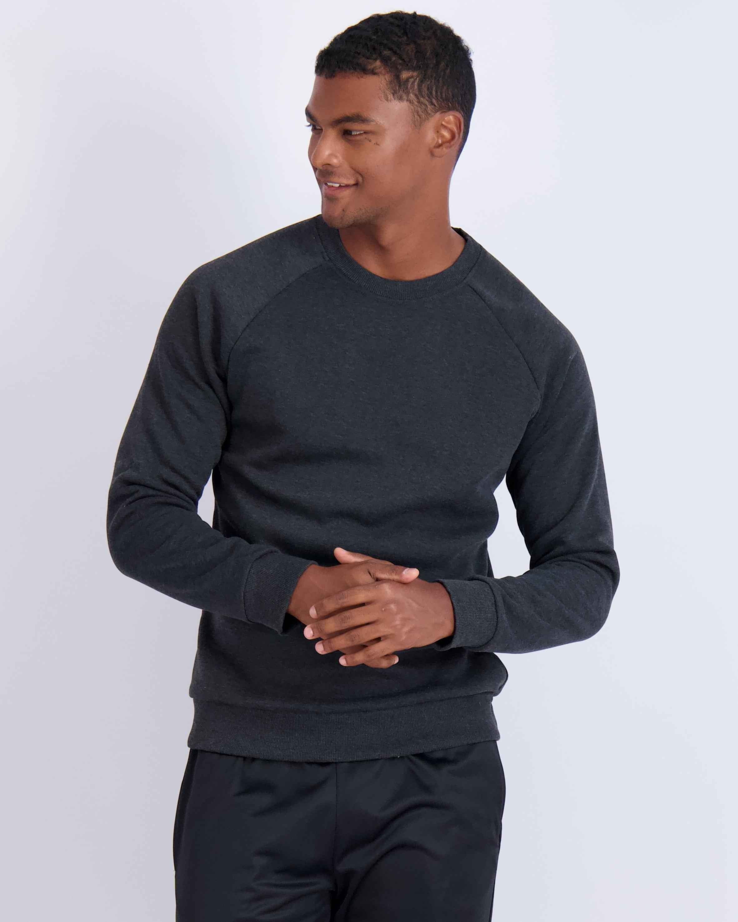 Men’s Plush Fleece Crewneck Sweatshirt