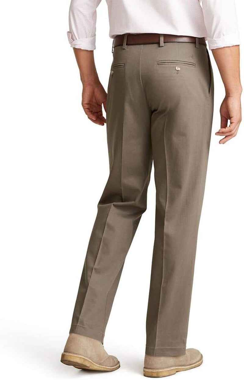Men’s Classic Stretch Pleated Trousers