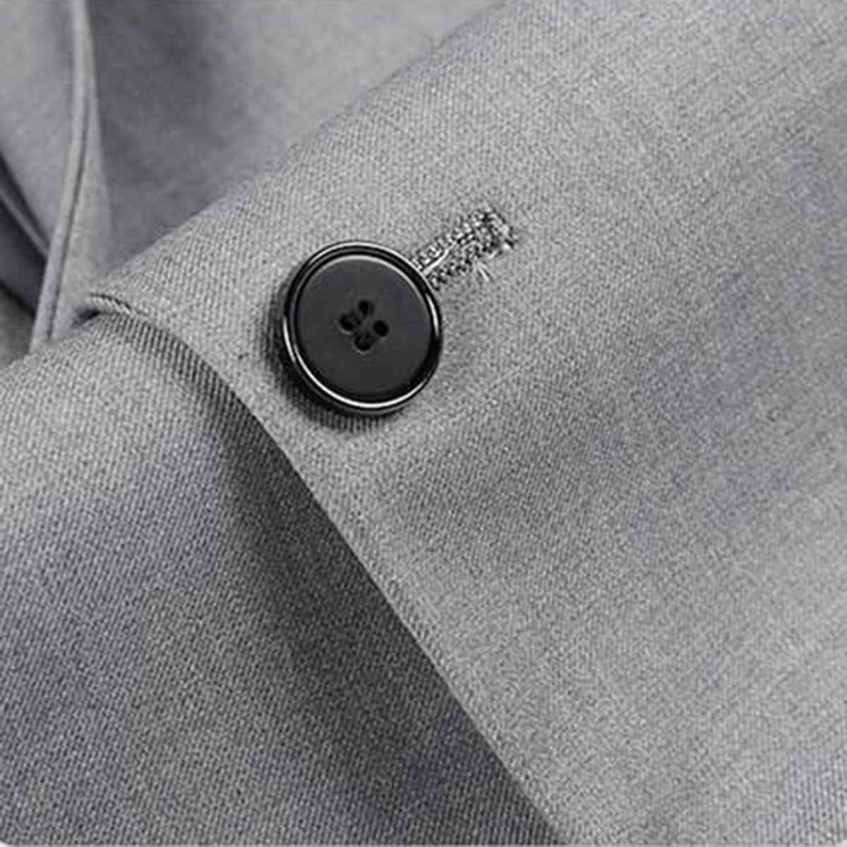 Men’s Slim Fit One-Button Suit Blazer