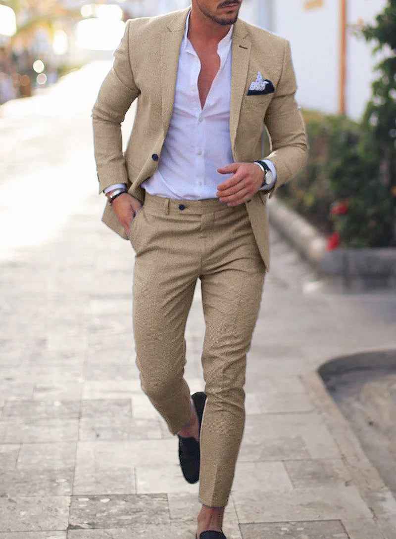 Men’s Slim Fit Two-Piece Suit