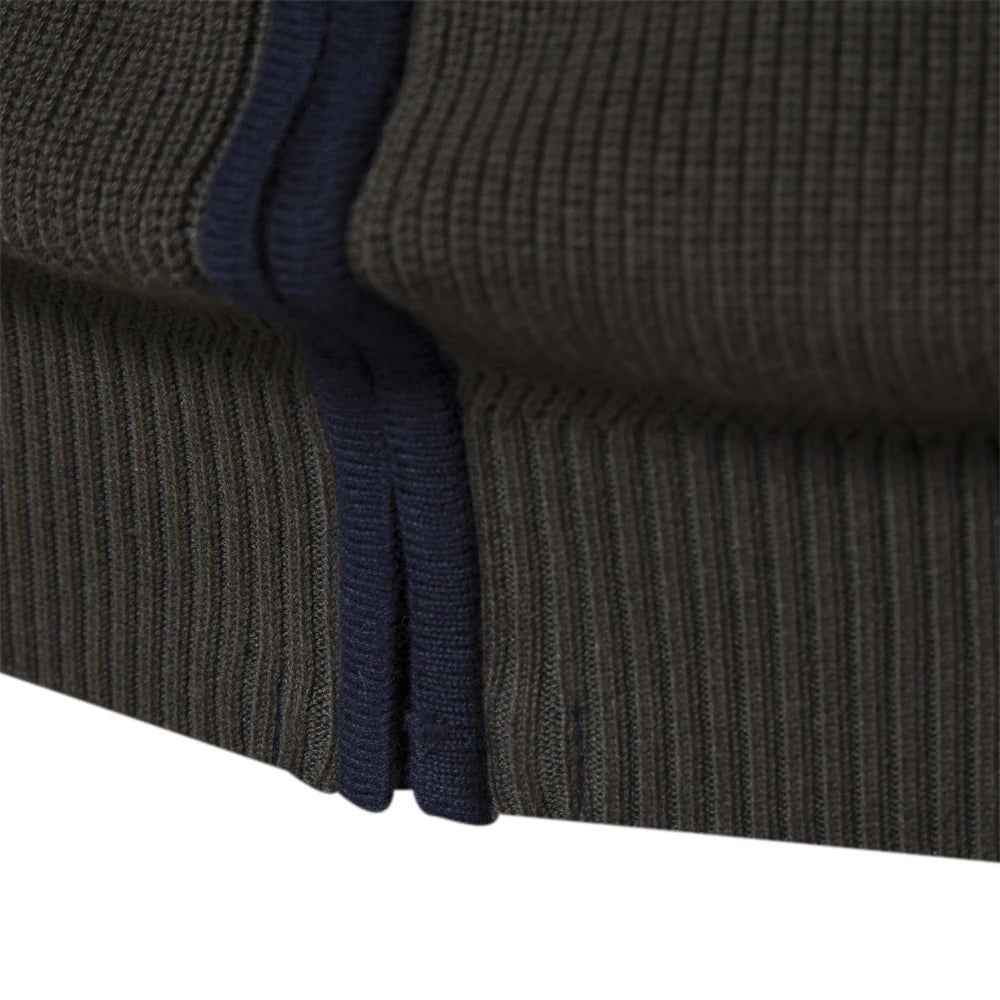 Men’s Color Block Full-Zip Knit Cardigan