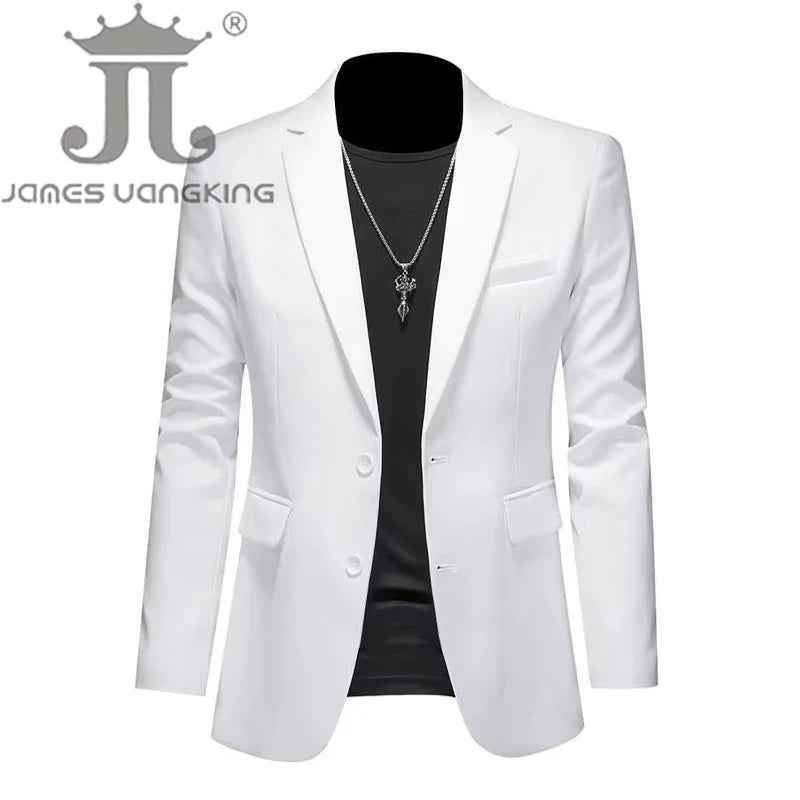 Men’s Solid Color Casual Blazer