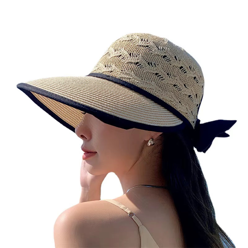 Women's Wide Brim Straw Sun Hat