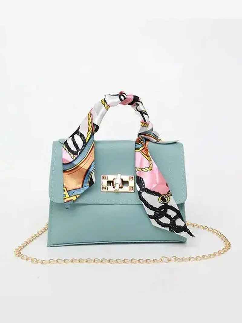 Women’s Crossbody Handbag Faux Leather Chain Strap Spring Shoulder Bag
