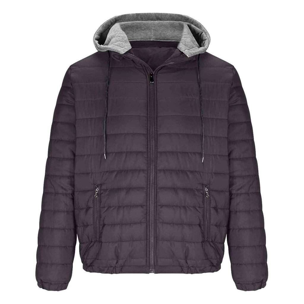 Men’s Hooded Puffer Winter Jacket