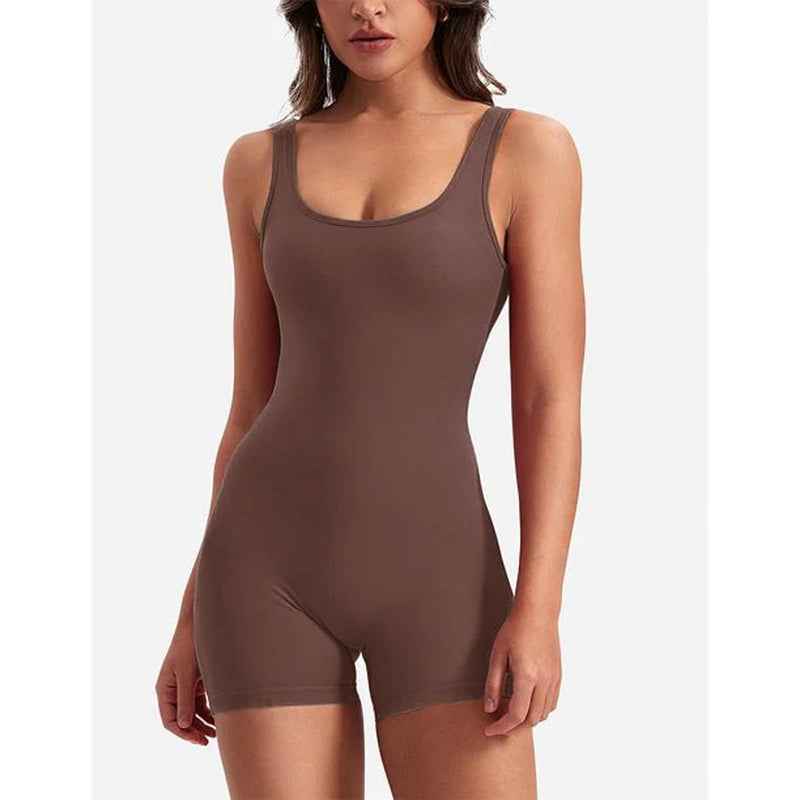 Timeless Women's Tummy Control Sleeveless Jumpsuit