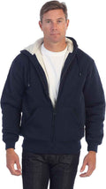Men’s Sherpa-Lined Fleece Hoodie