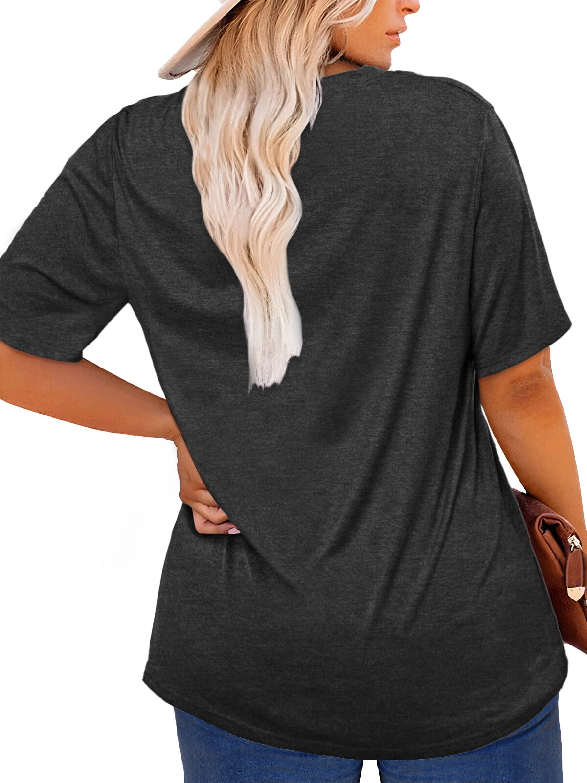 Women's Pumpkin Truck Graphic T-Shirt Plus Size
