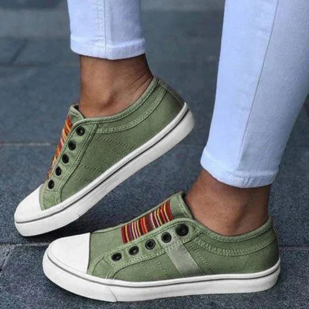 Estelle | Casual Slip-On Canvas Sneakers