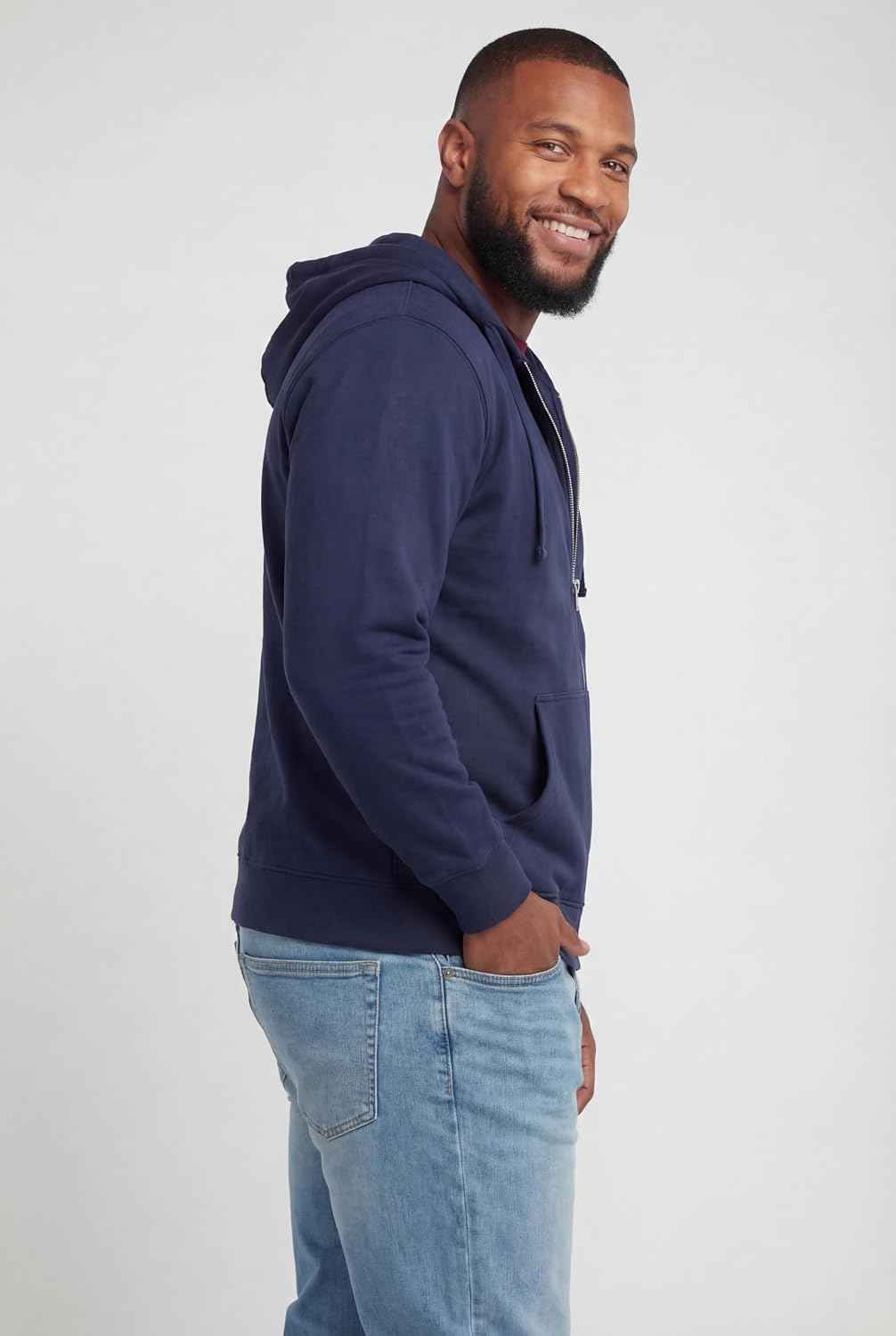 Men’s Fleece Zip-Up Hoodie Jacket