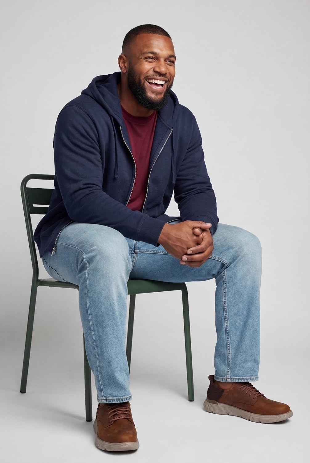 Men’s Fleece Zip-Up Hoodie Jacket