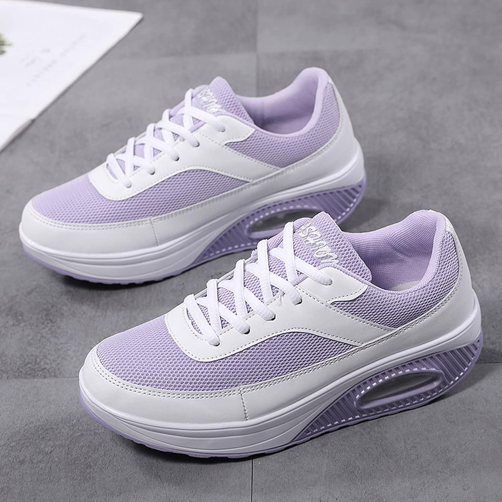 Women's Air Cushion Platform Walking Sneakers