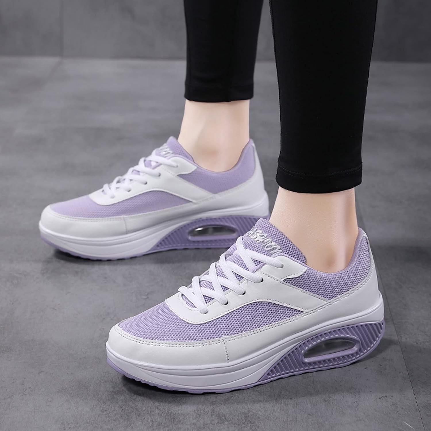 Women's Air Cushion Platform Walking Sneakers