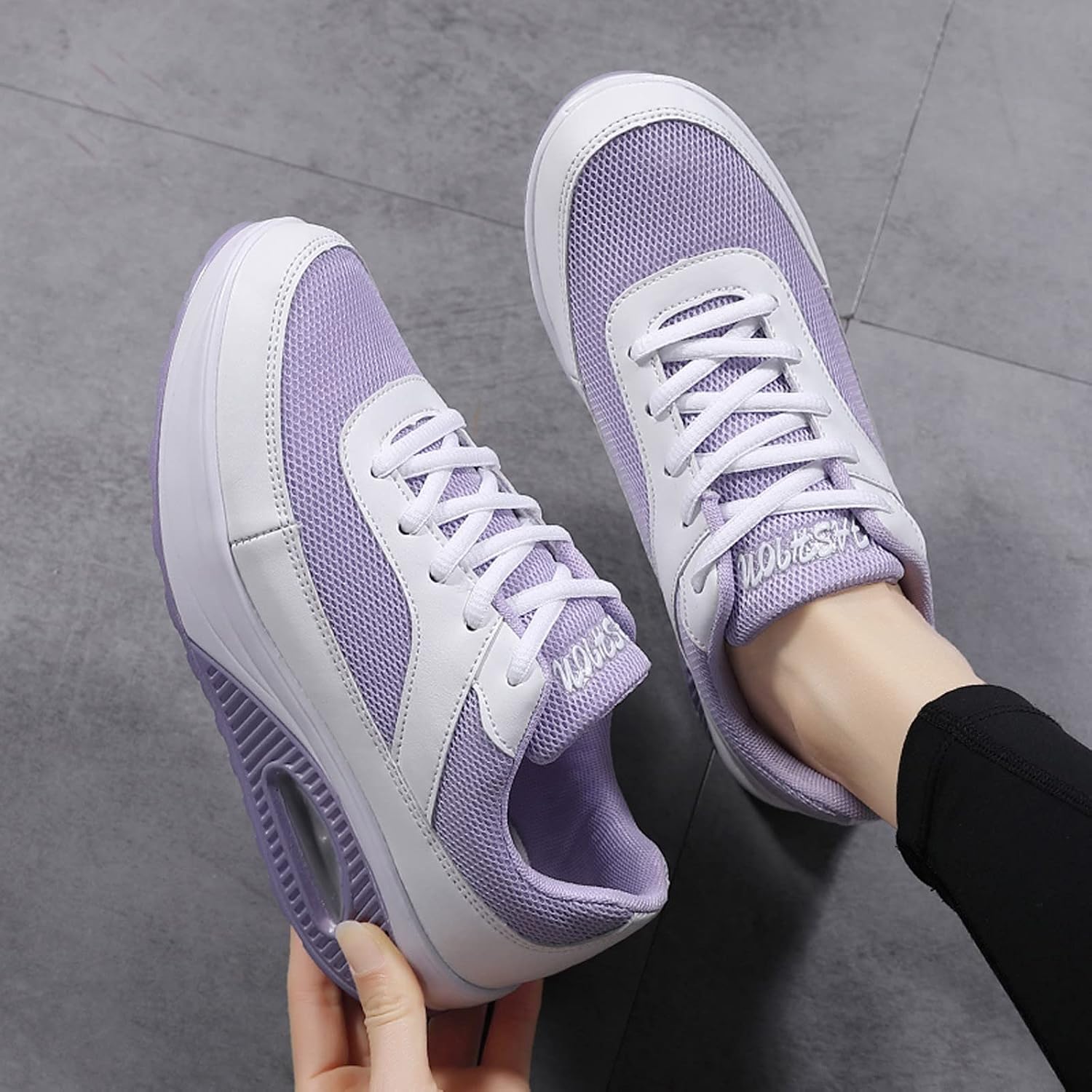 Women's Air Cushion Platform Walking Sneakers