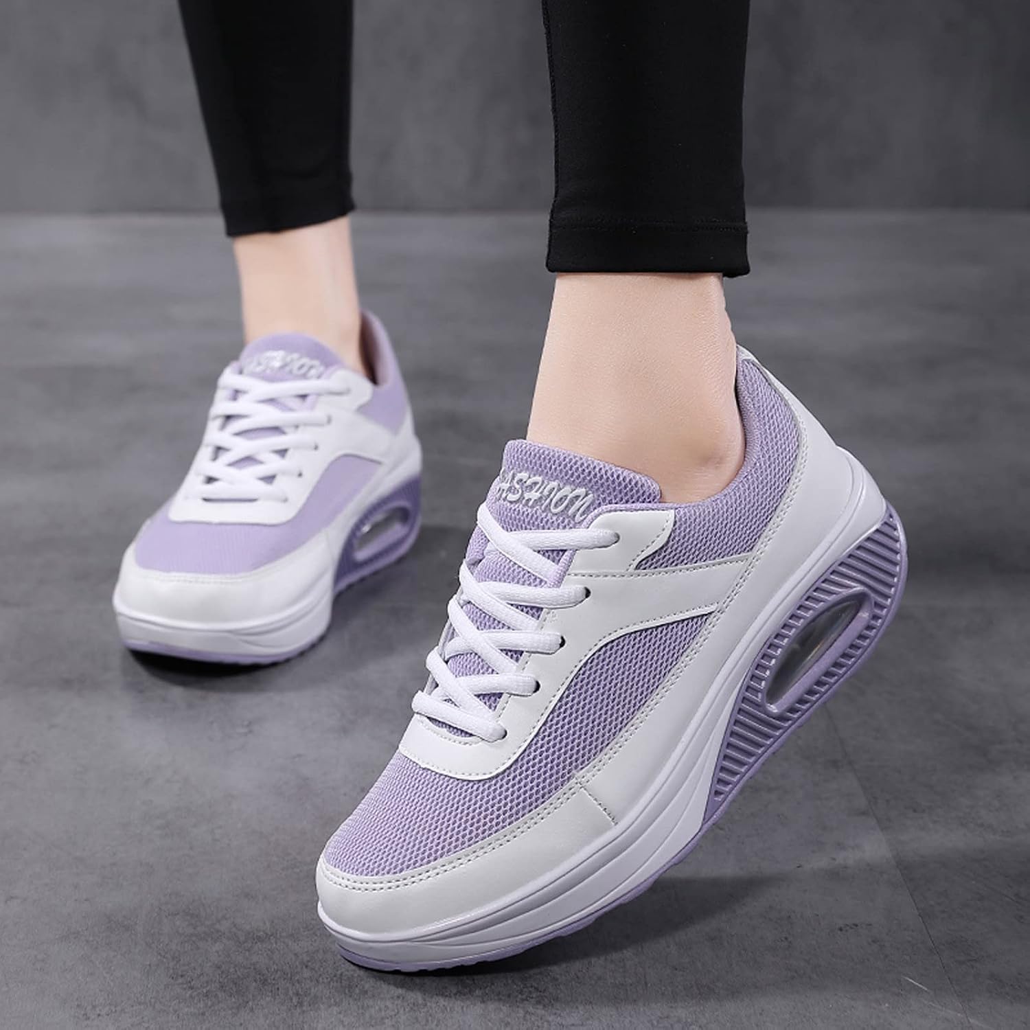 Women's Air Cushion Platform Walking Sneakers