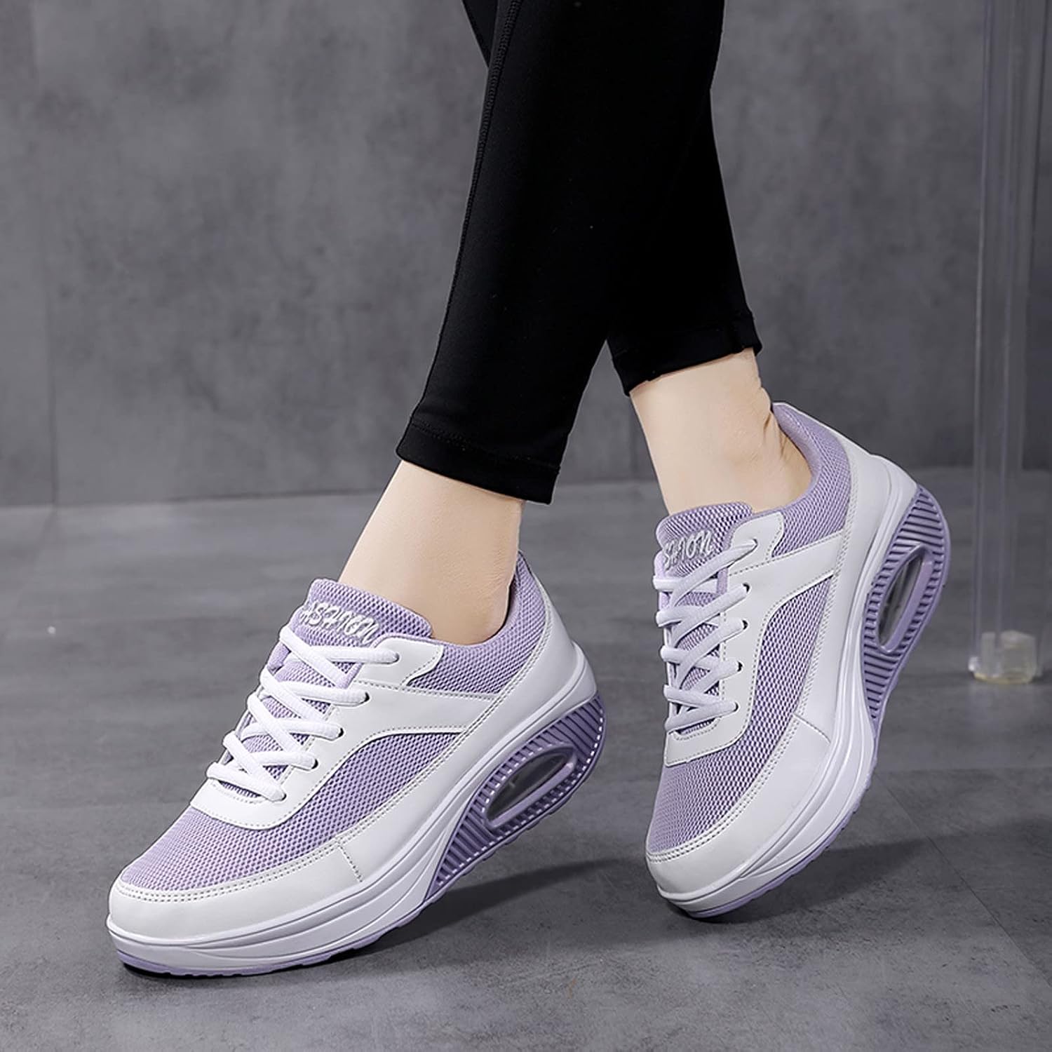 Women's Air Cushion Platform Walking Sneakers