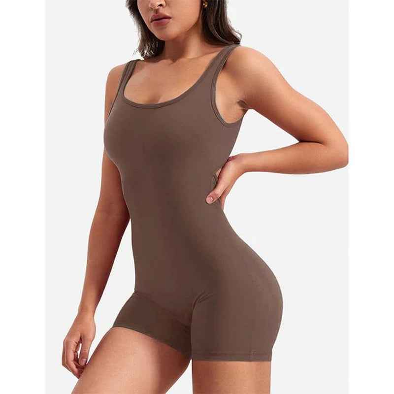 Timeless Women's Tummy Control Sleeveless Jumpsuit