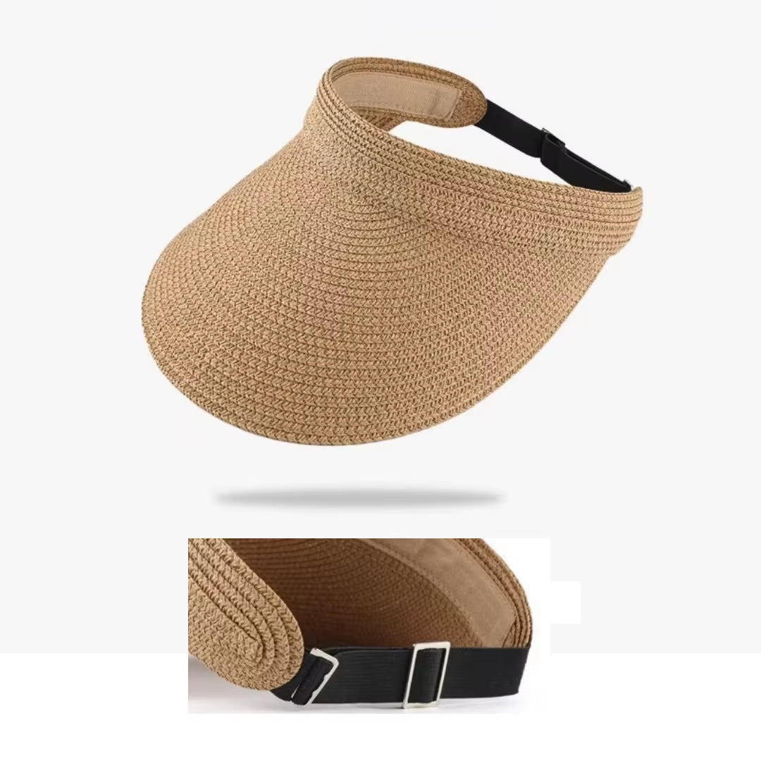 Women's Wide Brim Straw Sun Hat
