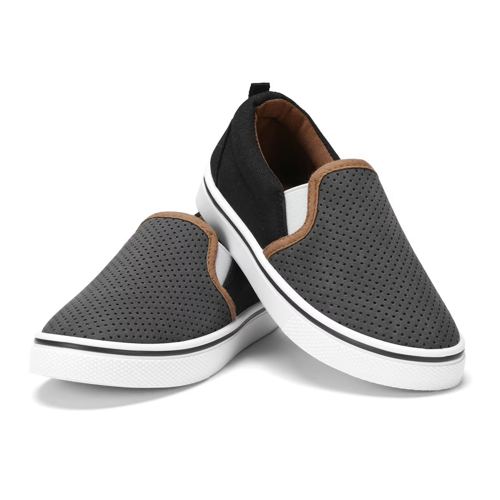 Kids' Casual Slip-On Canvas Sneakers