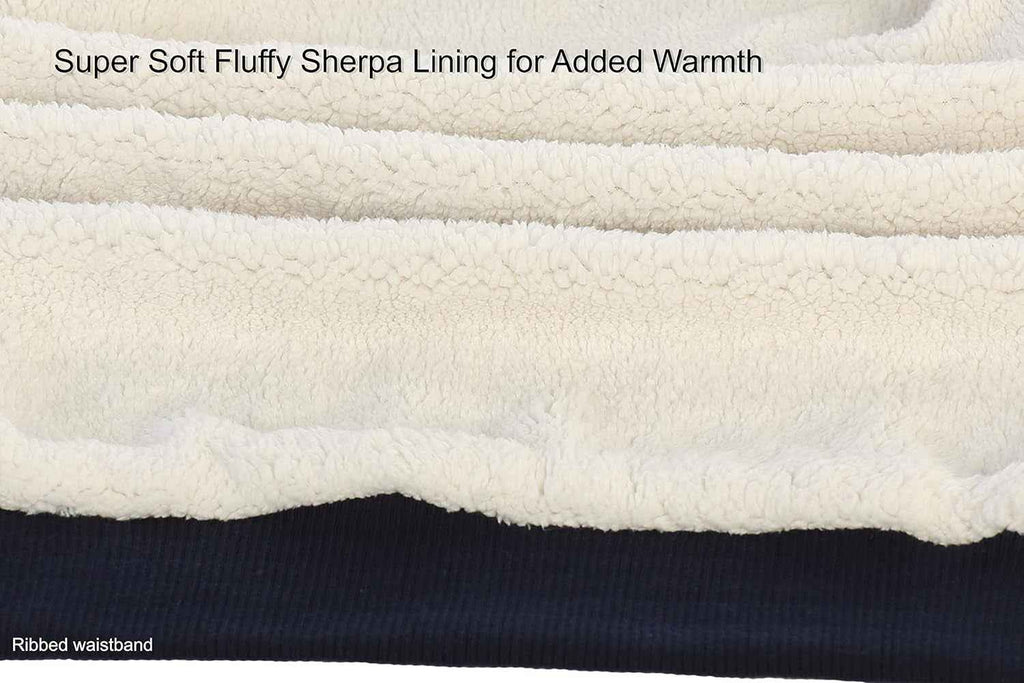 Men’s Sherpa-Lined Fleece Hoodie