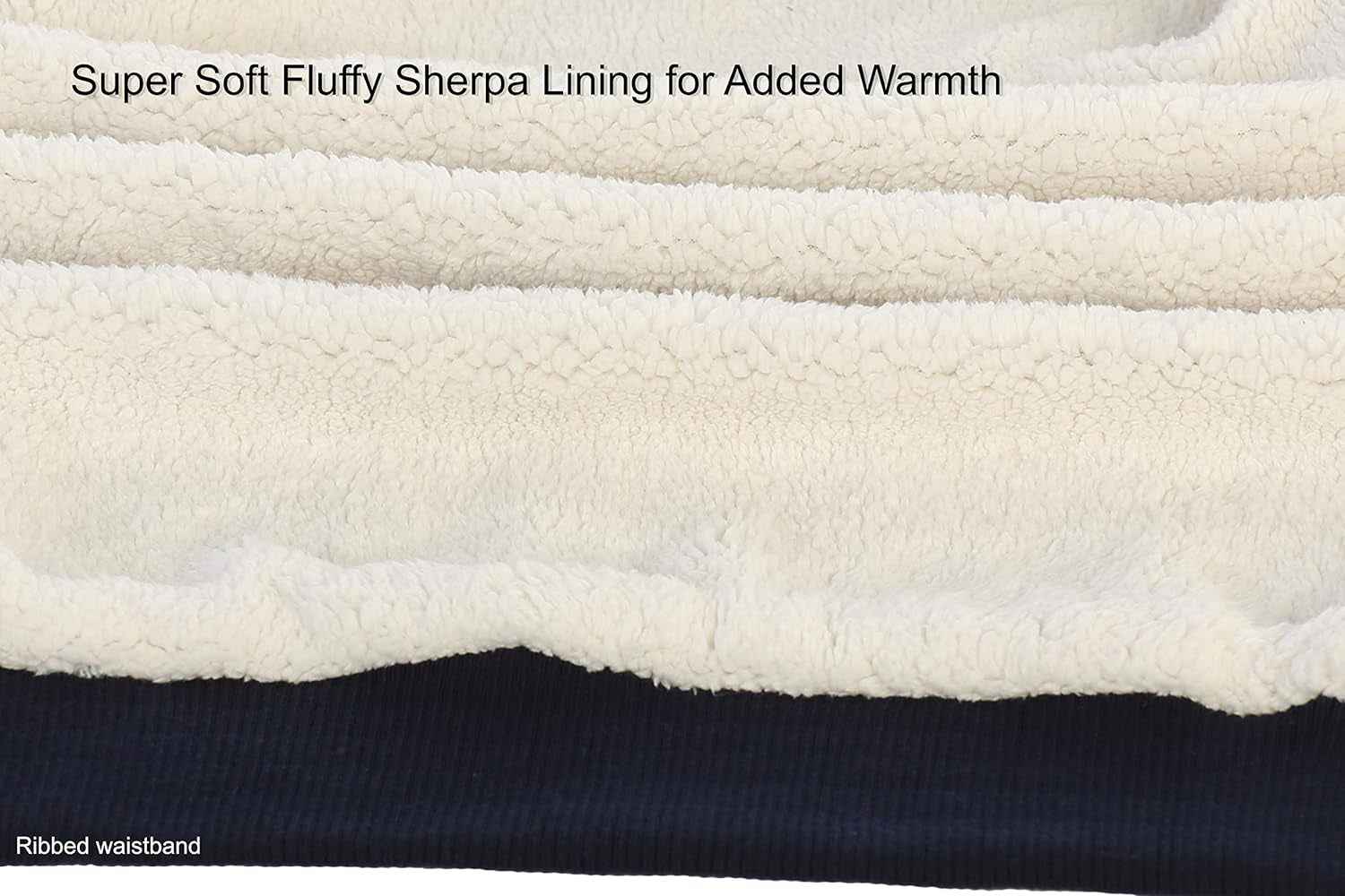 Men’s Sherpa-Lined Fleece Hoodie