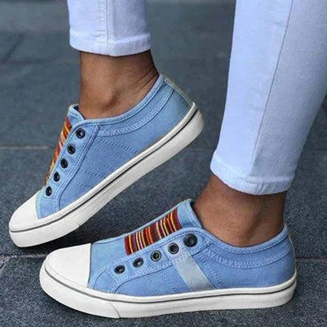 Estelle | Casual Slip-On Canvas Sneakers