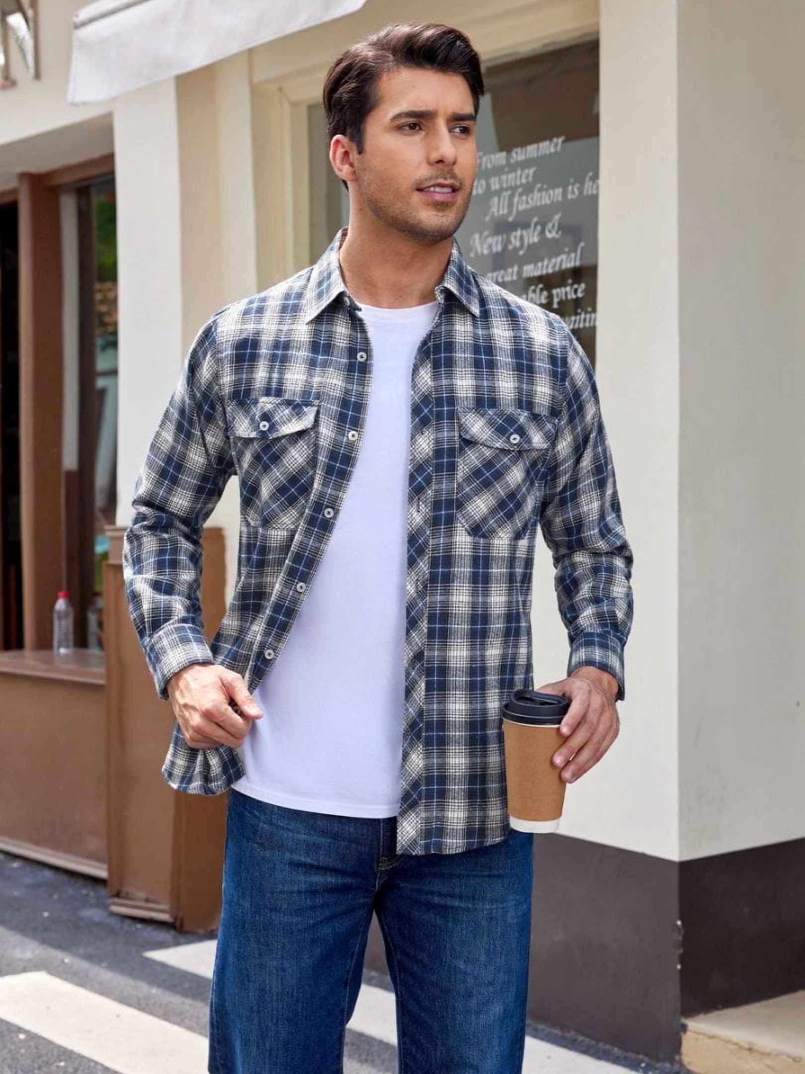 Men’s Classic Plaid Flannel Shirt