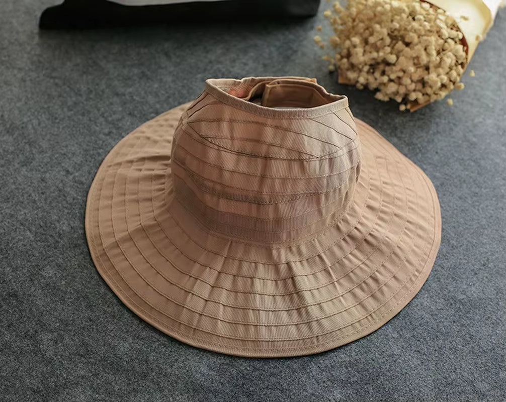 Women's Wide Brim Straw Sun Hat