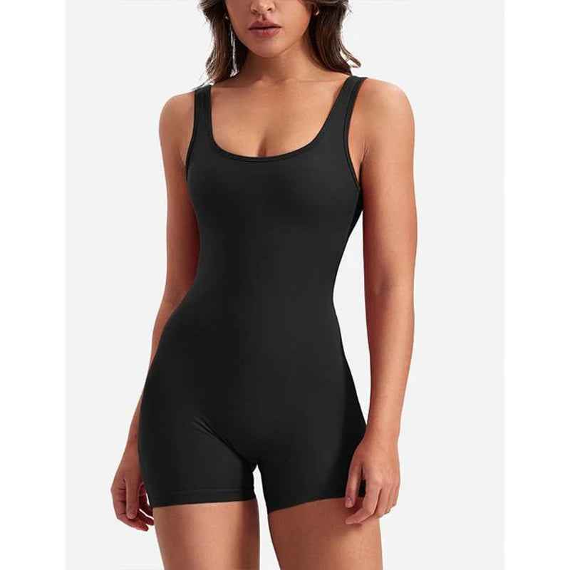 Timeless Women's Tummy Control Sleeveless Jumpsuit