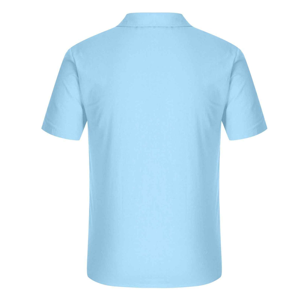 Men’s Classic Short Sleeve Button-Up Shirt