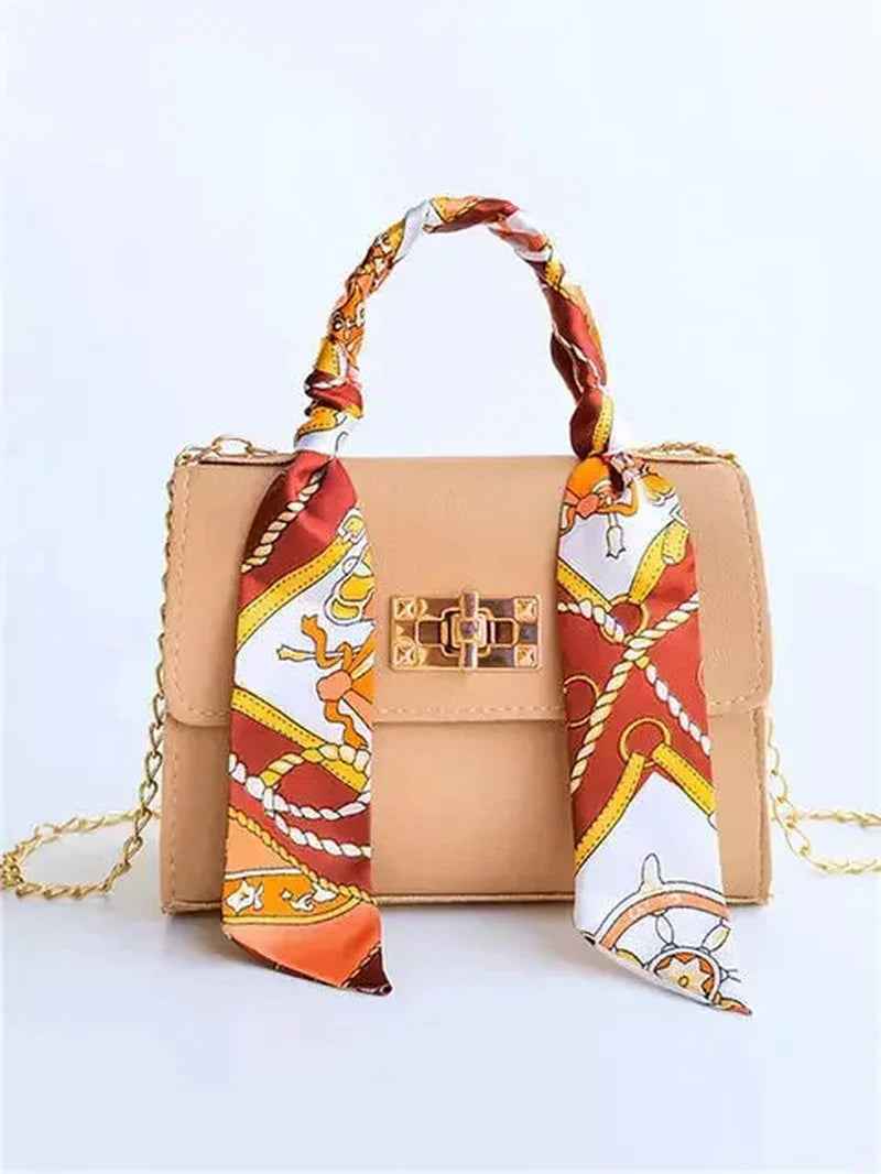 Women’s Crossbody Handbag Faux Leather Chain Strap Spring Shoulder Bag