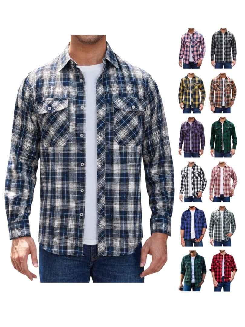 Men’s Classic Plaid Flannel Shirt