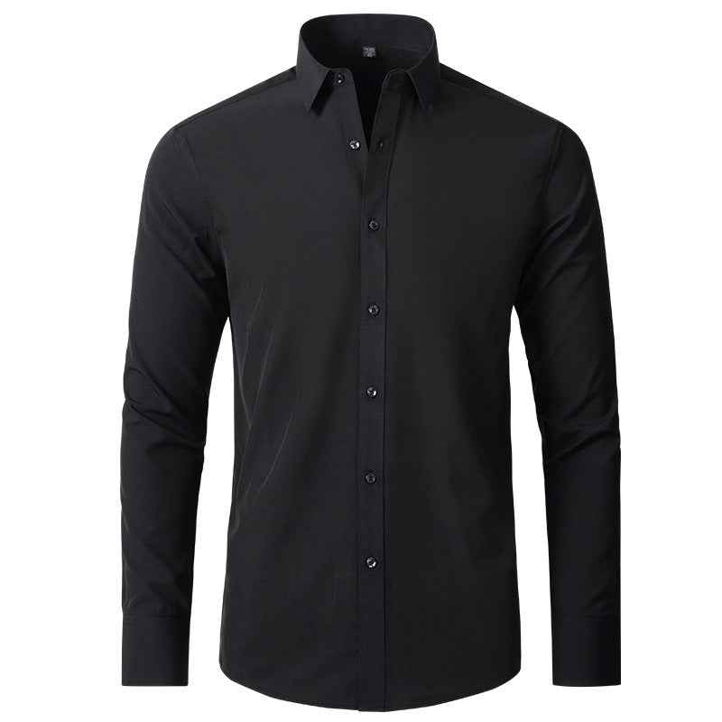 Men’s Slim-Fit Stretch Dress Shirt – Wrinkle Resistant