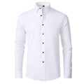 Men’s Slim-Fit Stretch Dress Shirt – Wrinkle Resistant