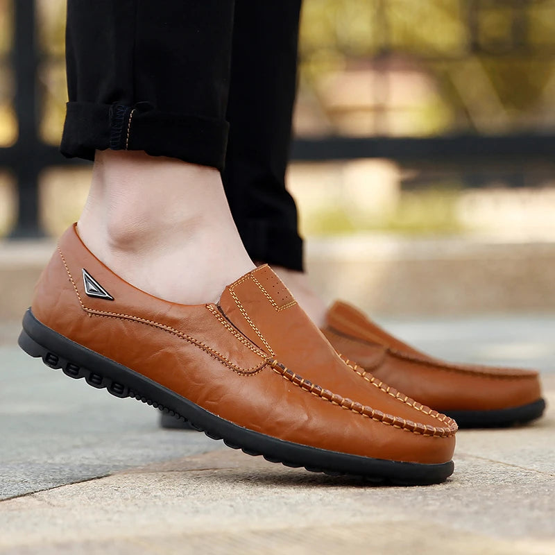 Men’s Genuine Leather Driving Loafers