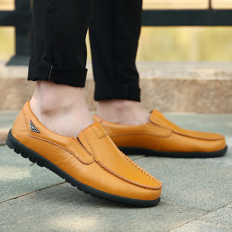 Men’s Genuine Leather Driving Loafers