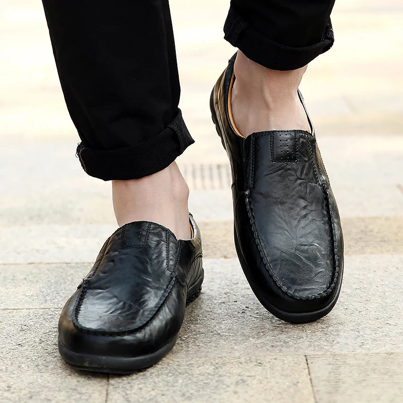 Men’s Genuine Leather Driving Loafers