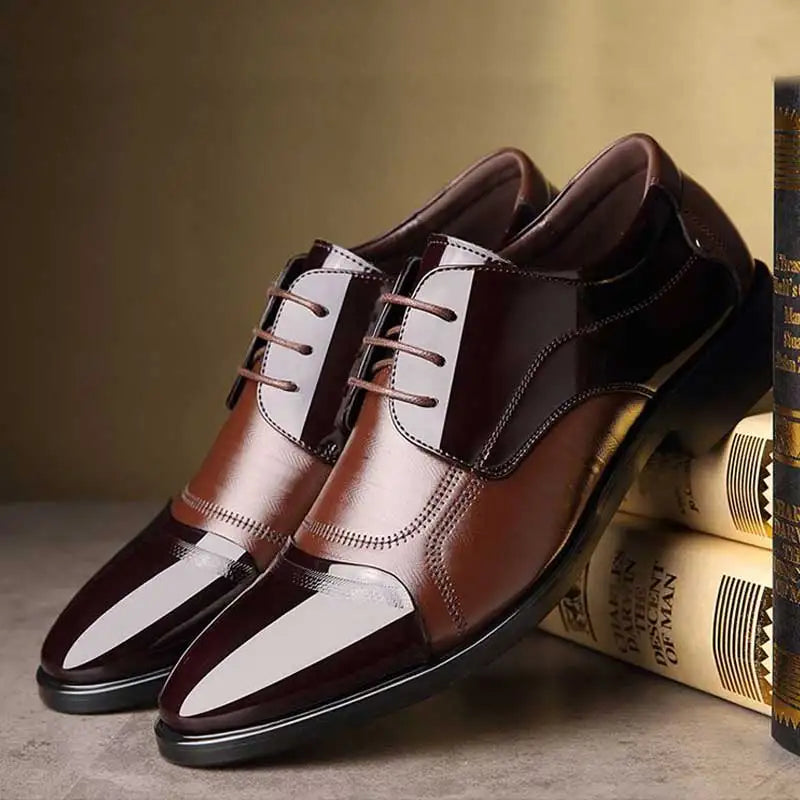 Men's Luxury Leather Oxford Dress Shoes