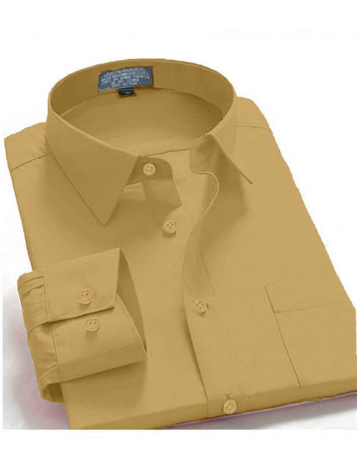 Men’s Classic Solid Dress Shirt