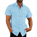 Men’s Classic Short Sleeve Button-Up Shirt