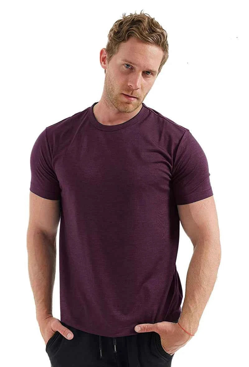 Men’s Merino Wool Crew Neck T-Shirt