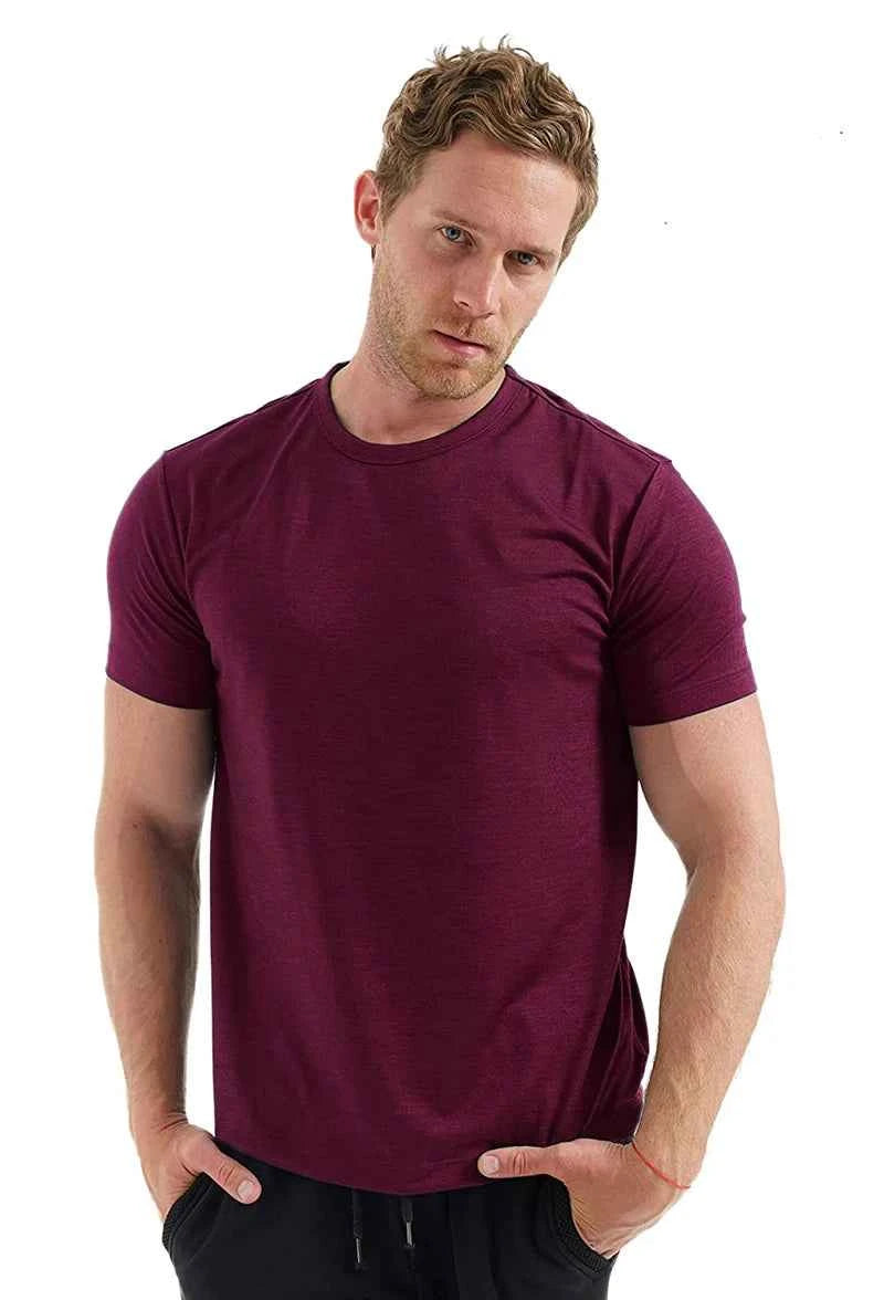 Men’s Merino Wool Crew Neck T-Shirt