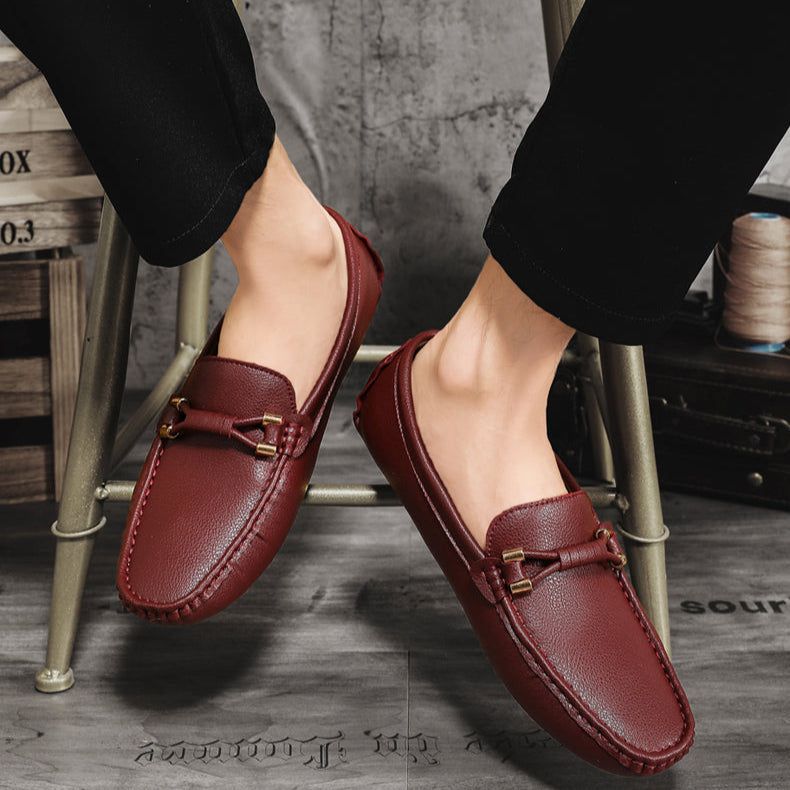 Men's Premium Leather Driving Loafers