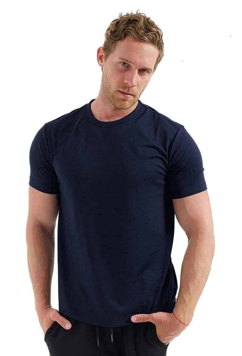 Men’s Merino Wool Crew Neck T-Shirt