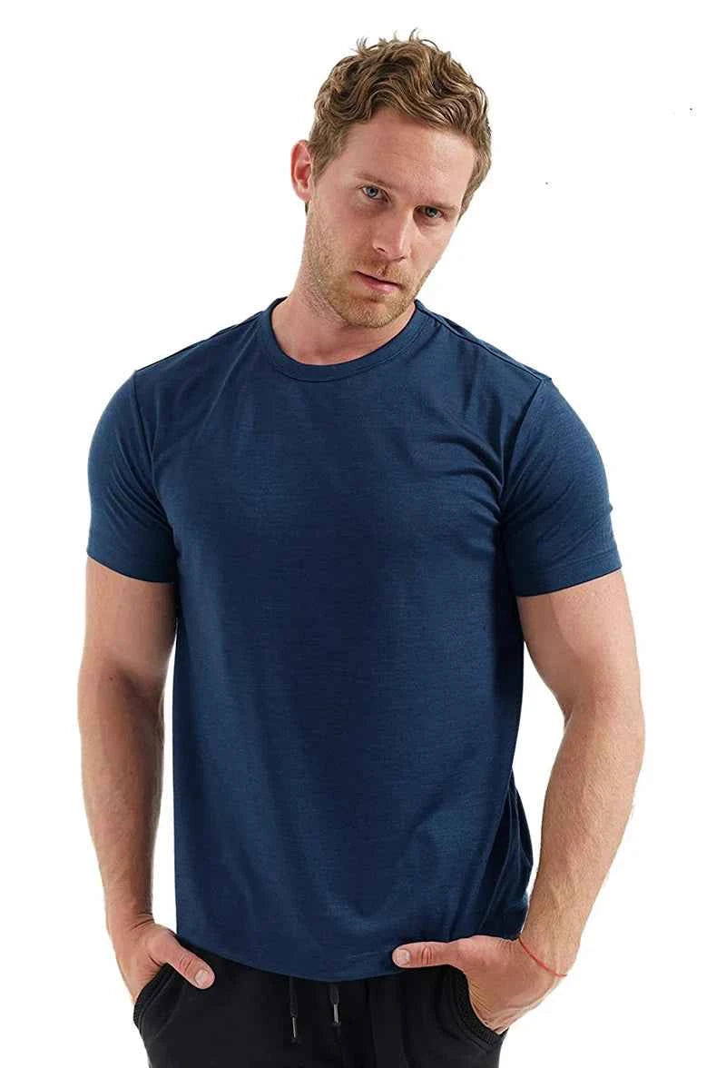 Men’s Merino Wool Crew Neck T-Shirt