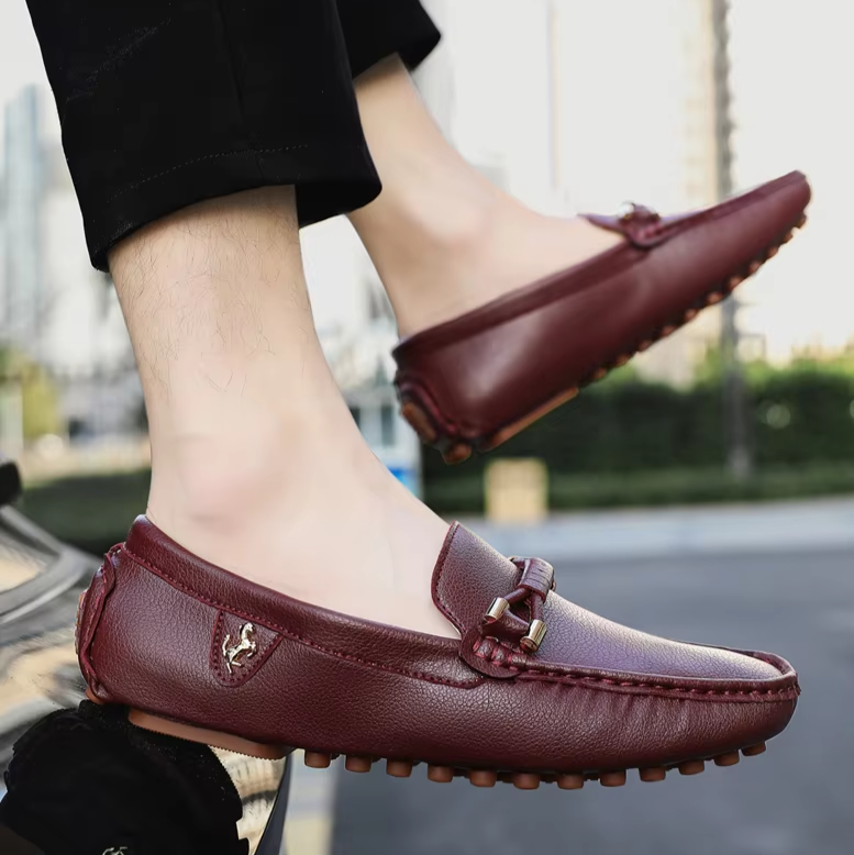 Men's Premium Leather Driving Loafers