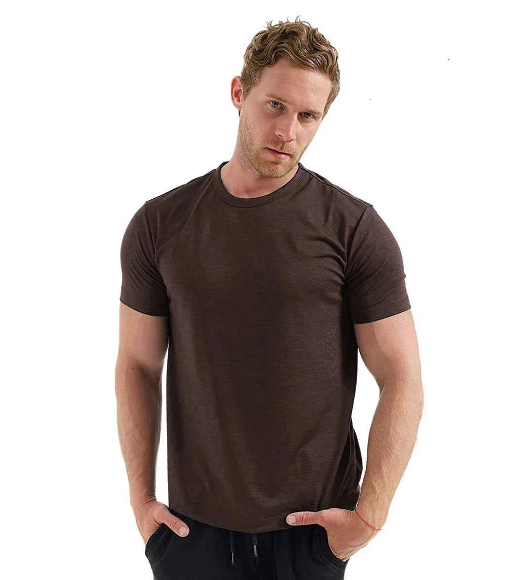 Men’s Merino Wool Crew Neck T-Shirt