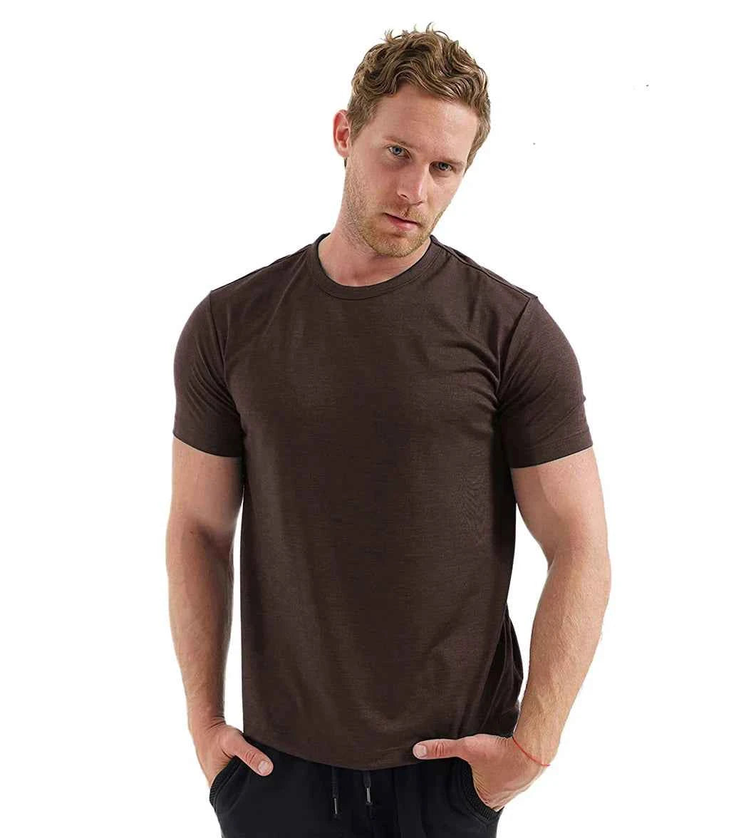 Men’s Merino Wool Crew Neck T-Shirt