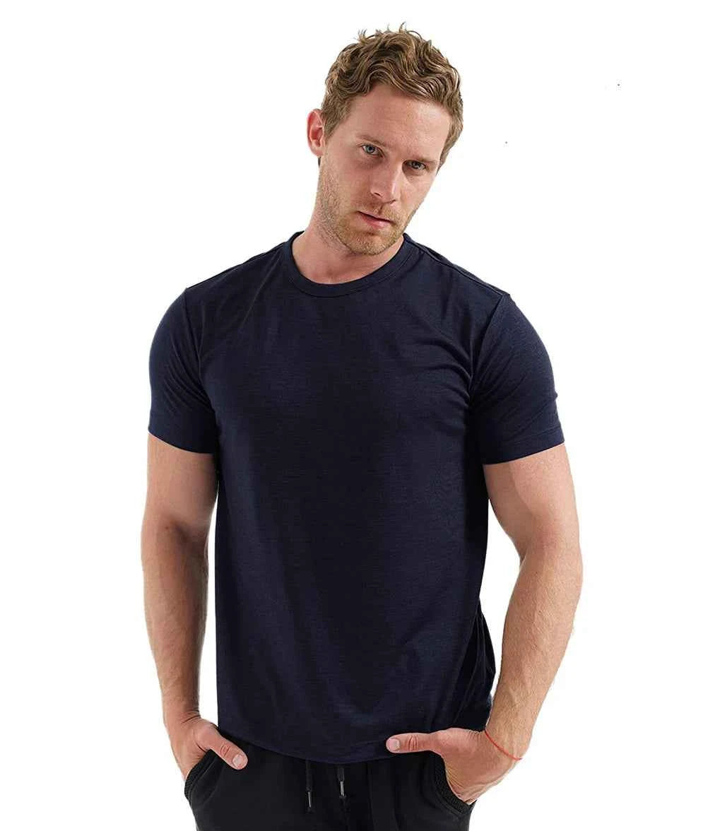 Men’s Merino Wool Crew Neck T-Shirt