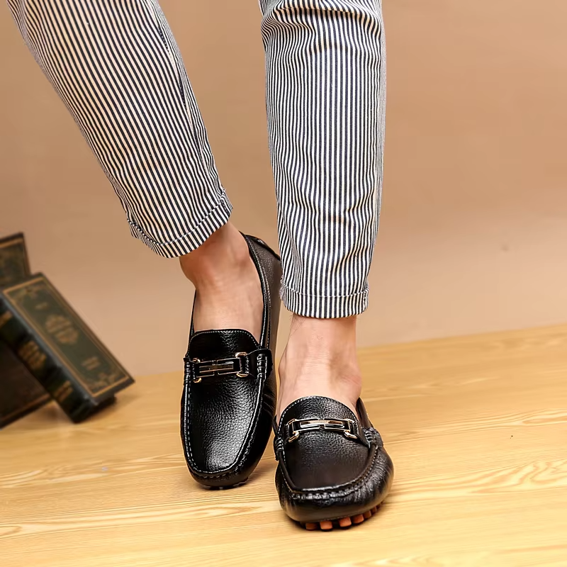 Men's Premium Leather Driving Loafers
